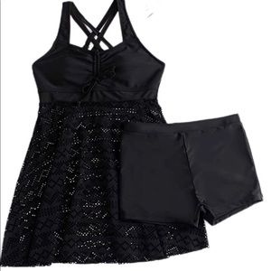 Ladies tanking bathing suit 2 piece Size xl